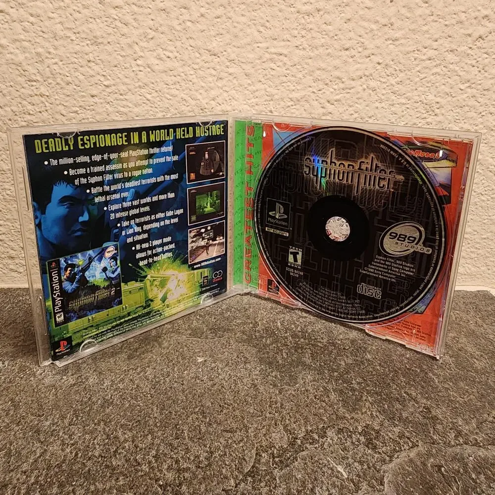 Game - Syphon Filter [GH] (CIB) - PS1 - Sony - 989 Studios